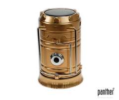 PANTHER PT-5700 5 LED+1AD 3W LED USB ŞARJLI SOLAR KAMP LAMBASI