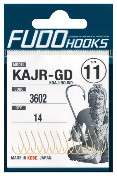 Fudo 3601 Koaji Round Black Nikel İğne 14