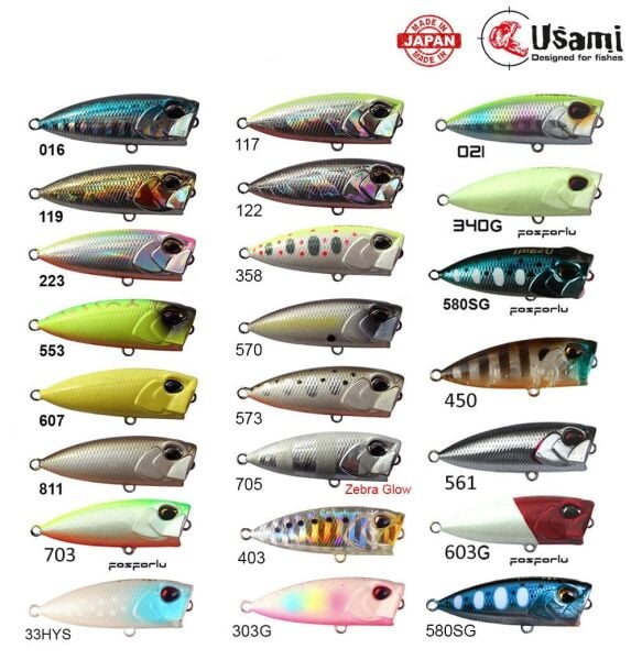 Usami Snoopy 40F Popper 3.1 G Maket Balık 358