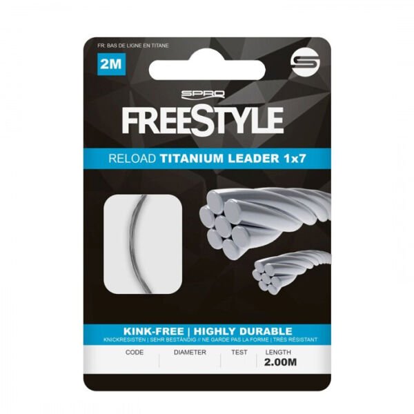 SPRO Freestyle Reload Titaniyum Lider 0,40mm 2m