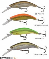 Savage gear 3D Minnow Diver 7,5cm 9g Sahte Balık 02-Golden Albino