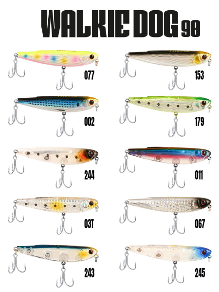 Fujin Walkie Dog 90mm 11gr Su Üstü Maket Balık Renk:153 BB Anchovy