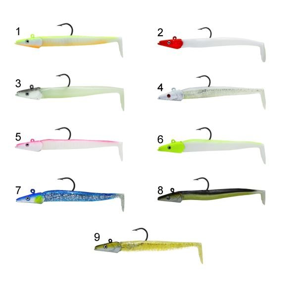 Captain 3071 Ultimate Sardine 12cm Levrek Silikonu 2'li Suni Yem 7