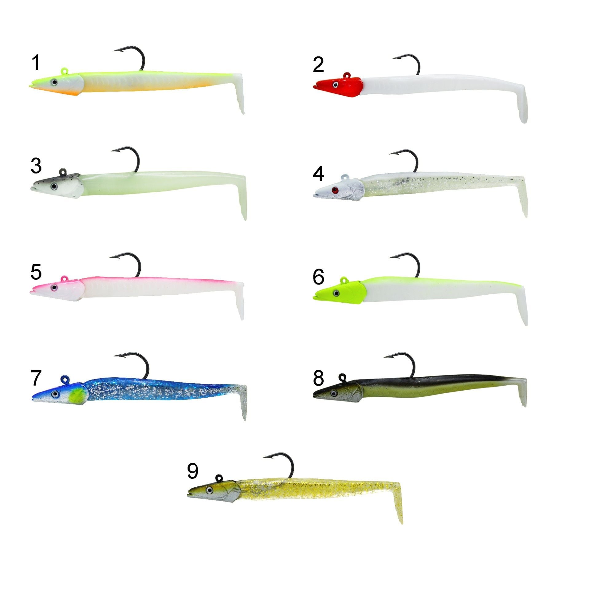 Captain 3071 Ultimate Sardine 12cm Levrek Silikonu 2'li Suni Yem 9