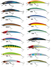 Yozuri Crystal Minnow Floating Sahte Balığı C4 - 70MM