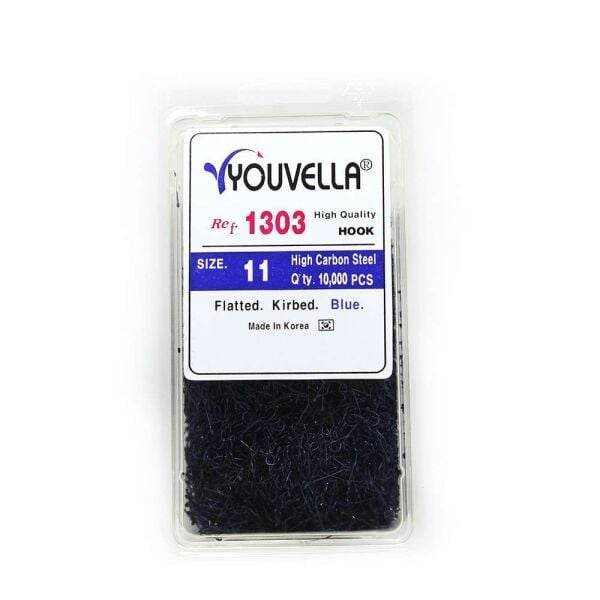 Youvella 1303 Çapari İğnesi Çapraz 10000li Paket Siyah