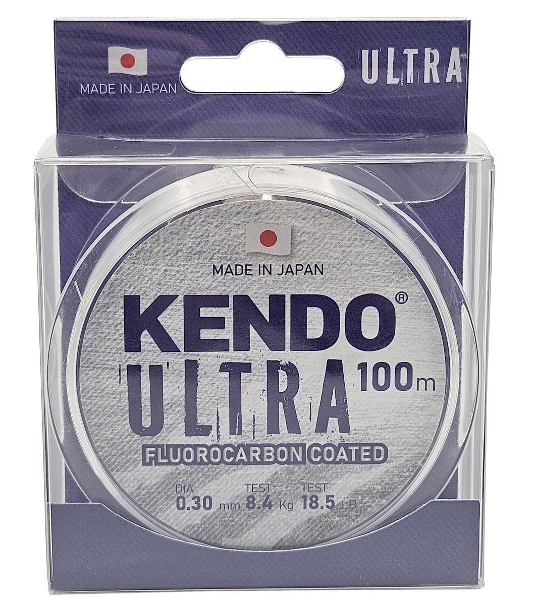 Kendo Ultra Fluorocarbon Coated 100m White Misina 0.16mm