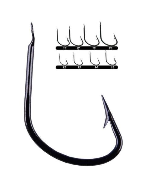 Youvella 1400 Sazan İğnesi Dövme 100lü Kutu Black Nikel