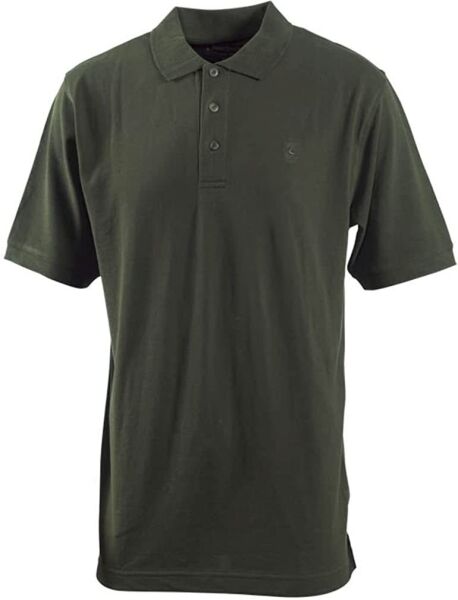 T. DEERHUNTER Berkeley 331 Polo Yaka Yeşil Tişört L