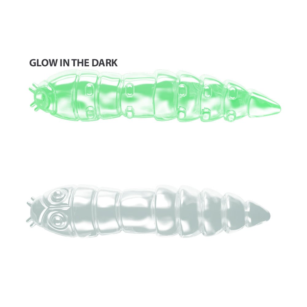 Libra Lures Kukolka Cheese Suni Yem 000 - GLOW UV GREEN - 42MM