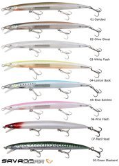 Savage gear Sandeel Jerk Minnow 175 25g Sahte Balık 04-Lemon Back
