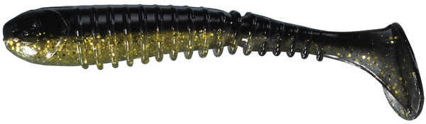 Berkley Flex Rib Shad Sahte Balığı CLEAR GOLD BLACK BACK - 9CM-75LI