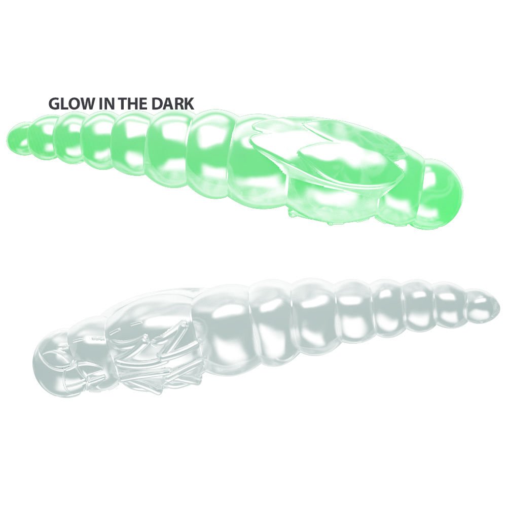 Libra Lures Largo Slim Cheese Suni Yem 000 - GLOW UV GREEN - 34MM