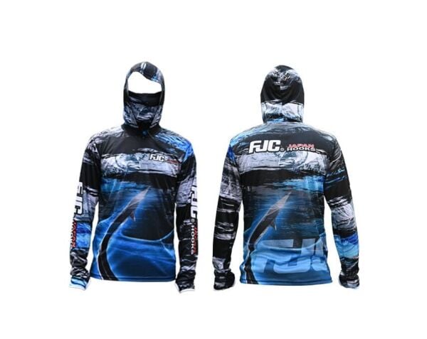 FJC  DİJİTAL BASKILI BAFLI KAPŞONLU UZUN KOL