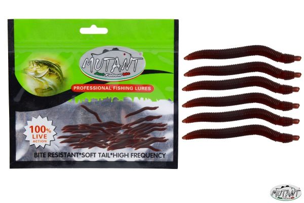 Mutant 3510 Ozmo Solucan 4cm Silikon Suni Yem 30'lu Paket 02