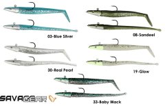 Savage gear Sandeel And Slug 10 cm 10 gr 4+2 Adet 30-Real Pearl