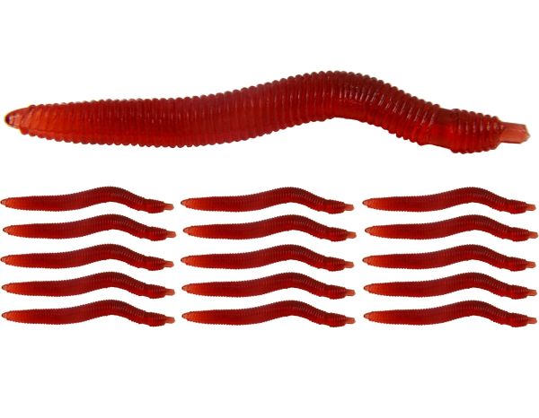 Mutant 3510 Ozmo Solucan 4cm Silikon Suni Yem 30'lu Paket 01