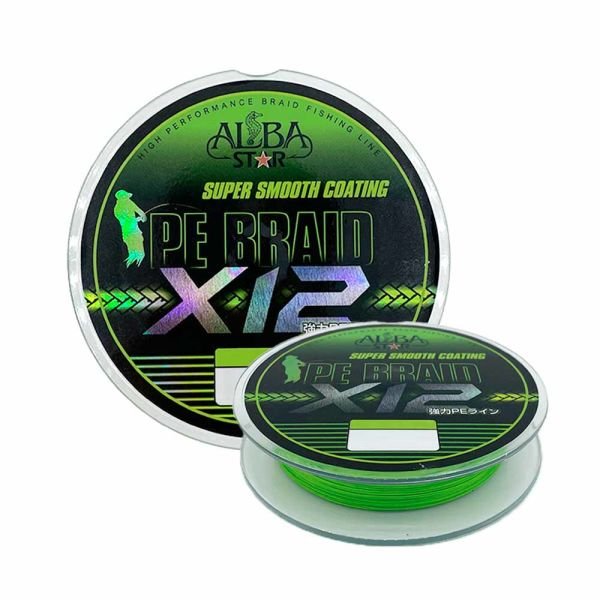 Albastar Carrier 12x Pe İp Misina FLUO GREEN - 0.14MM - 150M - 10.50KG