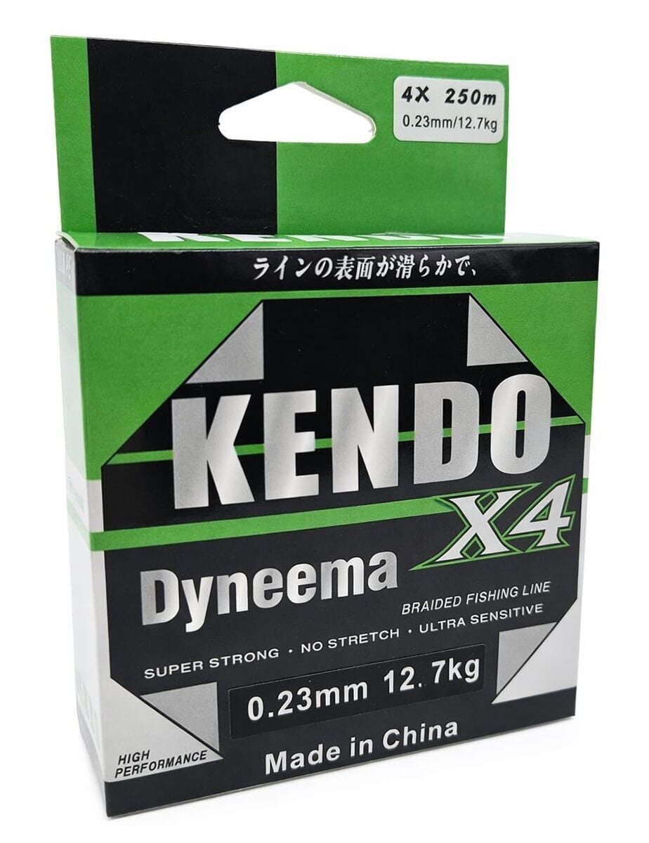 Kendo Dynema 4 Örgü 250Mt (Green)