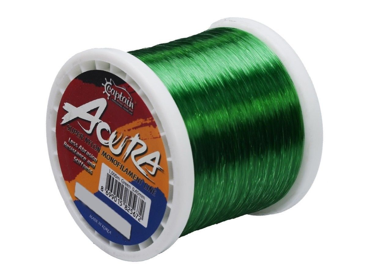 Captain Acura 1.000mt Monofilament Misina Yeşil 0.25 mm