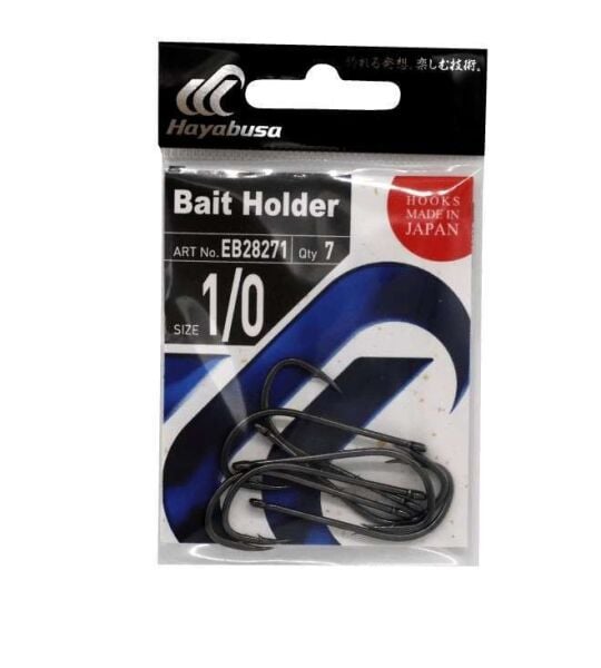 Hayabusa HBTH 282 Delikli Tırnaklı Canlı Yem İğnesi Black Nikel
