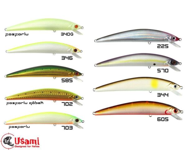 Usami Now 120F-SR 17 G Maket Balık 340G