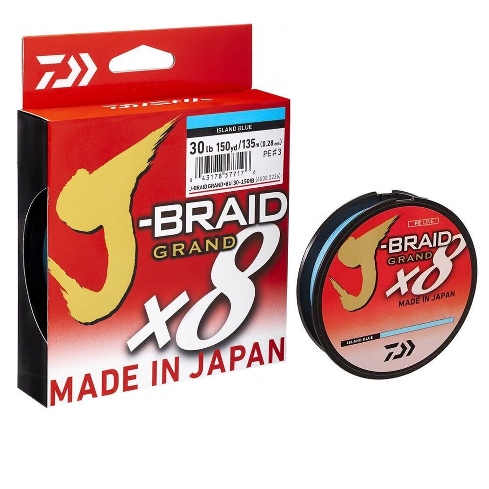 Daiwa JB Grand 8B 0.13 mm İsland Blue 135m İp Misina 8.5kg Çeker