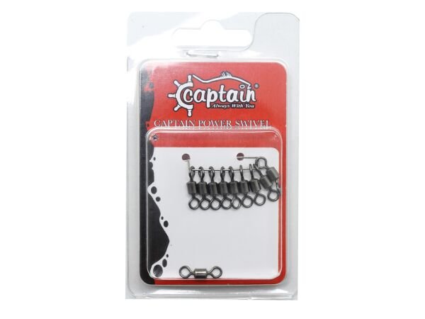 Captain 5009 Fırdöndü Rolling 10'lu Paket Black Nickel 7