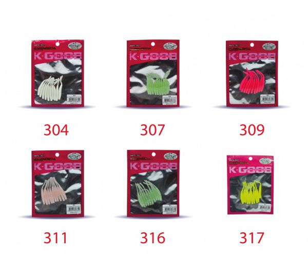 Mutant 3514 Style Pigme 5cm Aromalı LRF Silikon Suni Yem 10'lu Paket 309