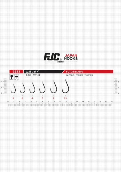 FJC3633 FUTOJI MADAI  BLACK NIKEL