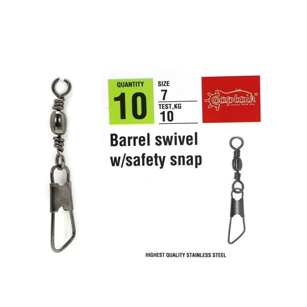 Captain 5020 Klips 10lu Paket Black Nikel