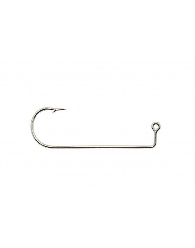 Youvella 2508 Jig Head İğnesi Delikli Extra Uzun 100'lü Kutu Nikel 1/0