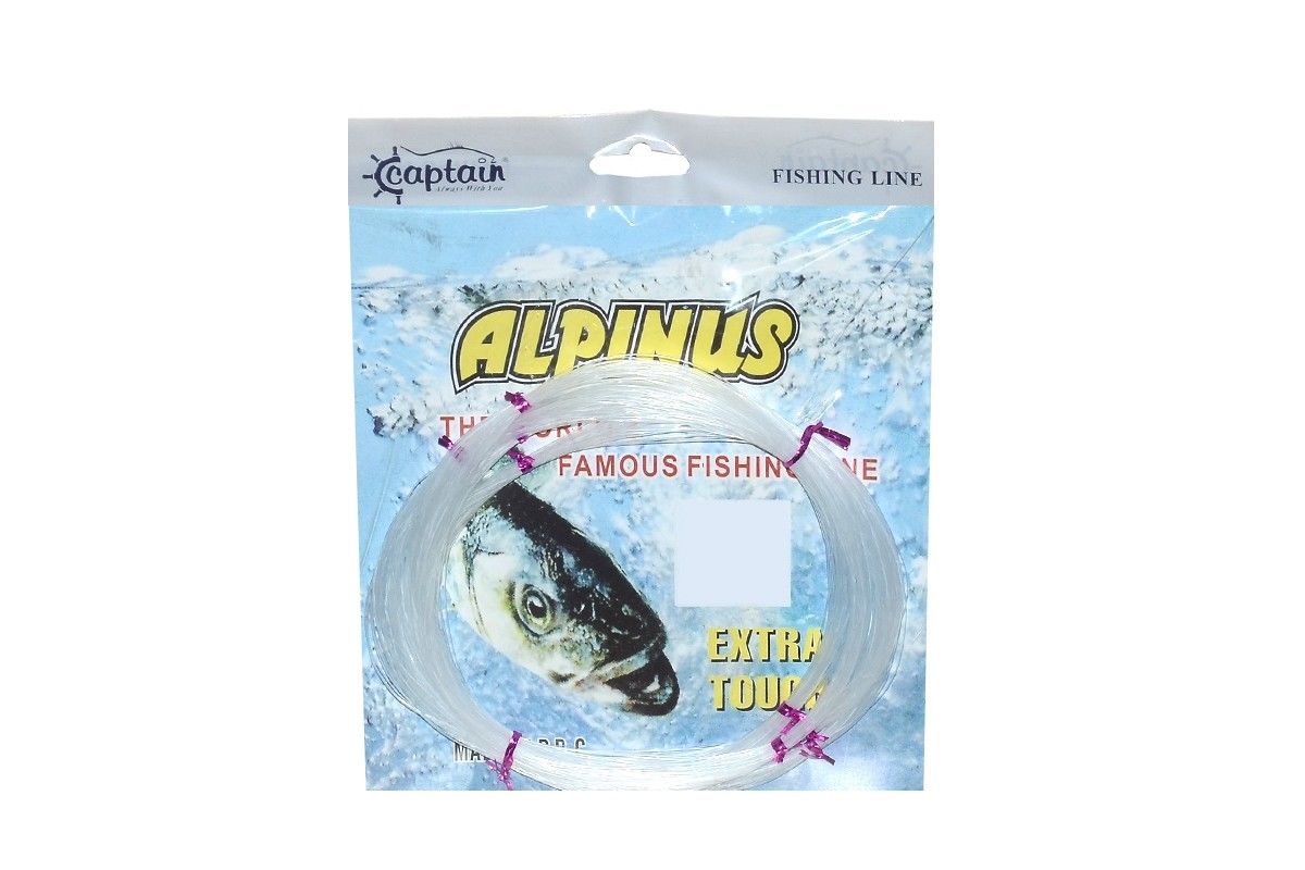 Captain Alpinus Poşet Misina 4x25 Bağlantılı 100mt Beyaz 1.20 mm