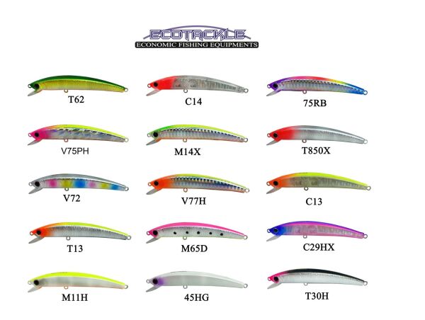 ECOTACKLE LES TERRON 90F, 9 CM, 7.5G MAKET BALIK T62