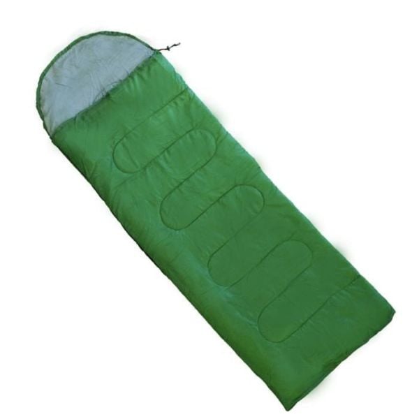 DFT 190cm+30 cm Başlık 5/15° Yeşil Uyku Tulumu