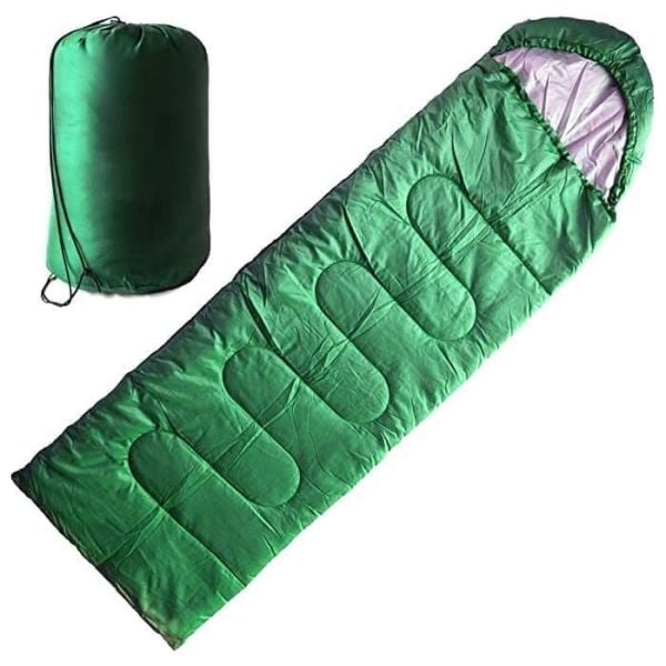 DFT 190cm+30 cm Başlık 5/15° Yeşil Uyku Tulumu