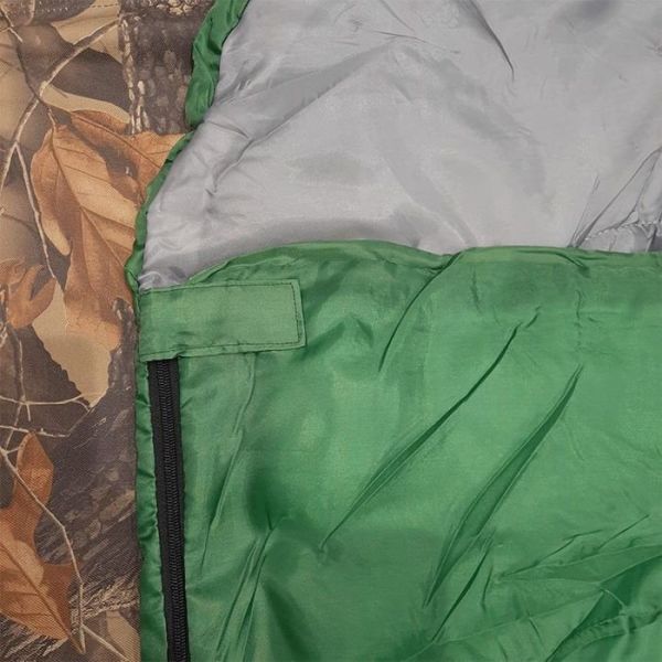 DFT 190cm+30 cm Başlık 5/15° Yeşil Uyku Tulumu