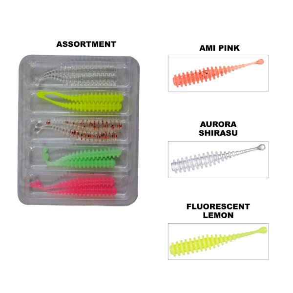 DAIWA AJI HUNTER WORM RING 2, (10 AD)