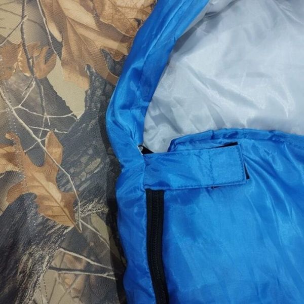 DFT 190+30 cm Başlık -5/-10° Mavi Uyku Tulumu