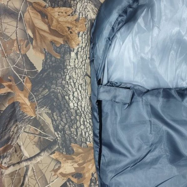 DFT 190cm+30 cm Başlık 5/15° Gri Uyku Tulumu