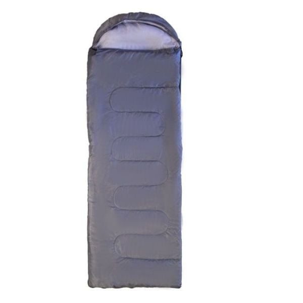 DFT 190cm+30 cm Başlık 5/15° Gri Uyku Tulumu