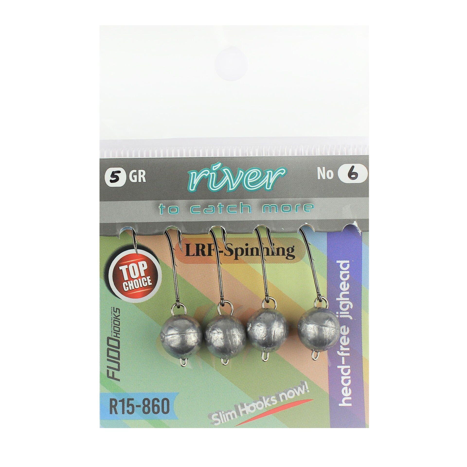 River Mafsallı Hareketli Jig Head 4P 3 GR
