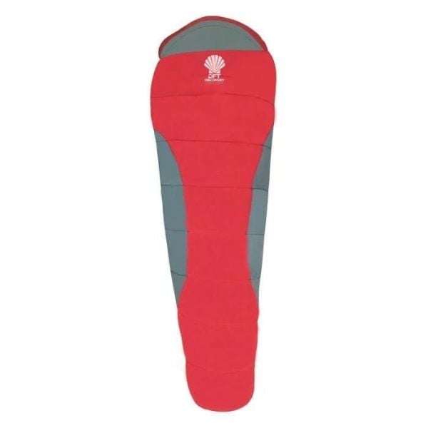 DFT 220x80x55 cm -14,3° Kırmızı Mumya Tip Uyku Tulumu