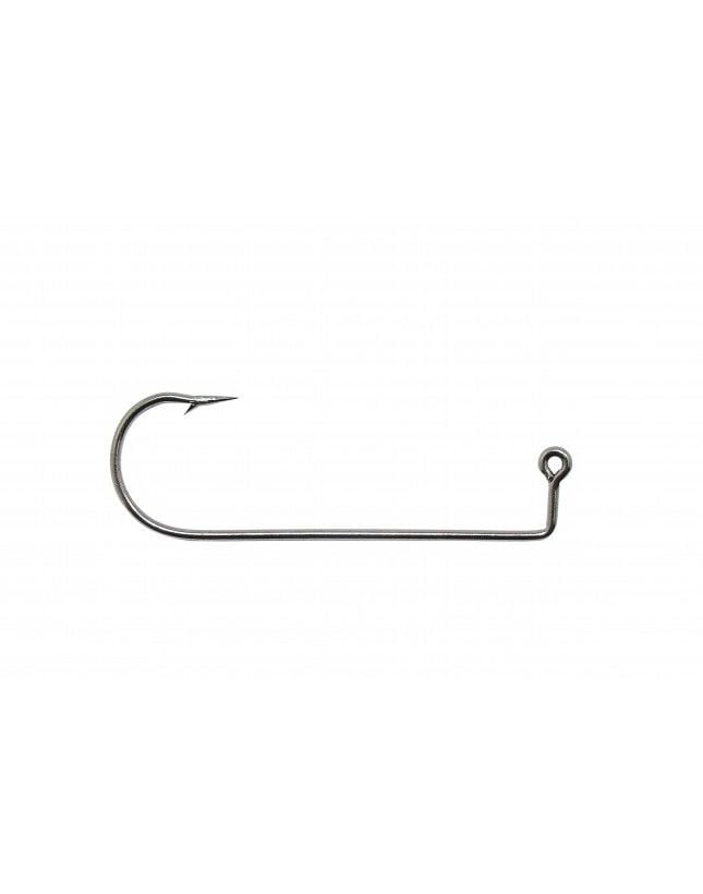 Youvella 2509 Jig Head İğnesi Delikli Extra Uzun 100'lü Kutu Black Nikel 3/0