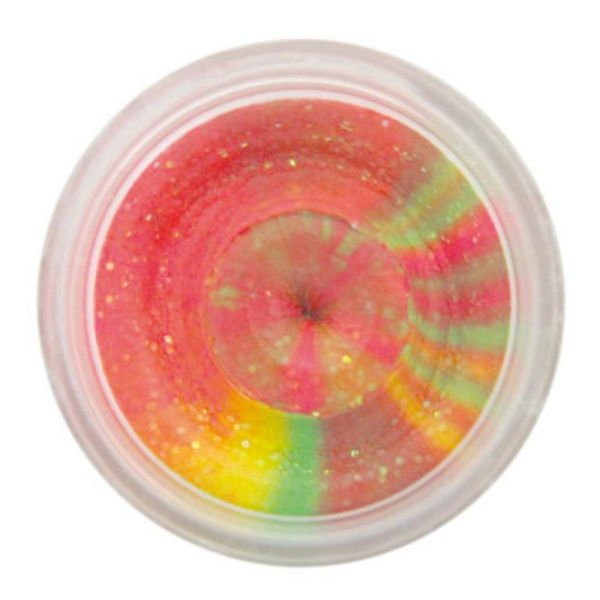 Berkley Powerbait Double Glitter Trout Bait Sahte Yem GREEN-LEMON YELLOW-RED