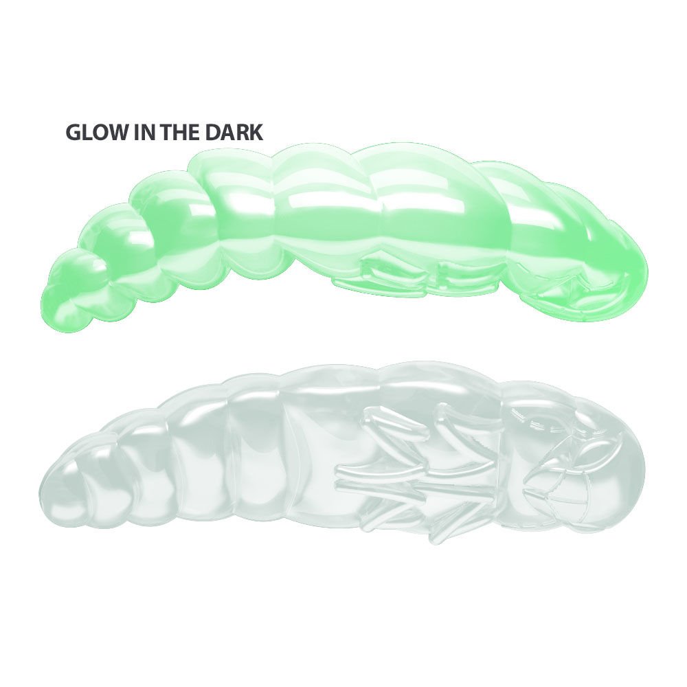Libra Lures Largo Garlic Suni Yem 000 - GLOW UV GREEN - 35MM