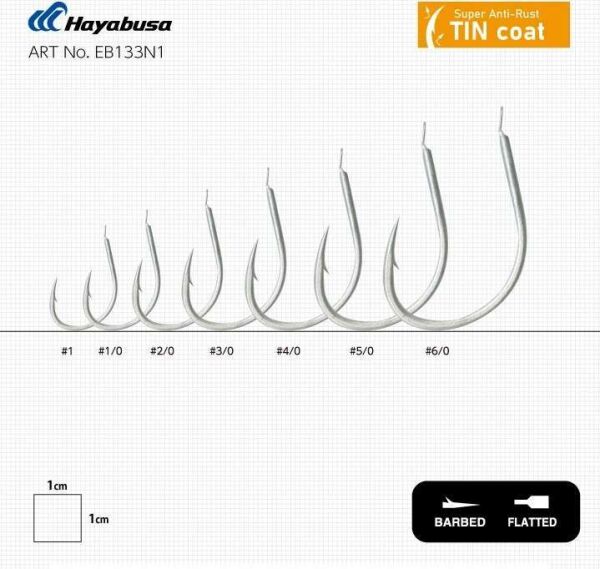 Hayabusa EB 133 Assist İğnesi Wide Tin Papağan