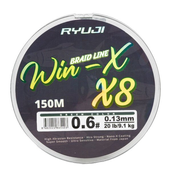 RYUJI WINX  X8 150M GREEN İP MİSİNA