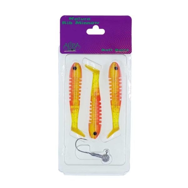 Albastar Natura Rib Minnow Sahte Balığı 01 - 90MM