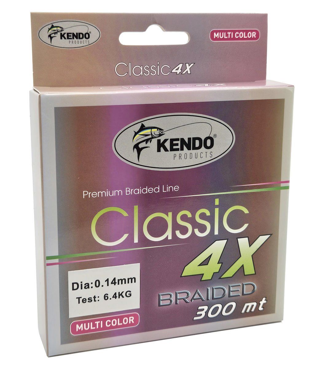 Kendo Classic 4X 300m Multicolor Örgü İp 0.16mm